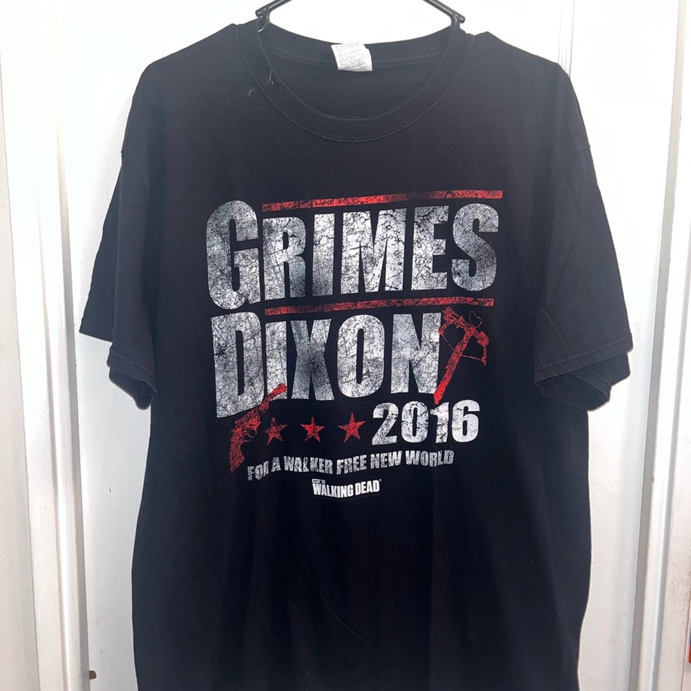 Grimes Dixon 2016 Walking Dead T-Shirt - Black